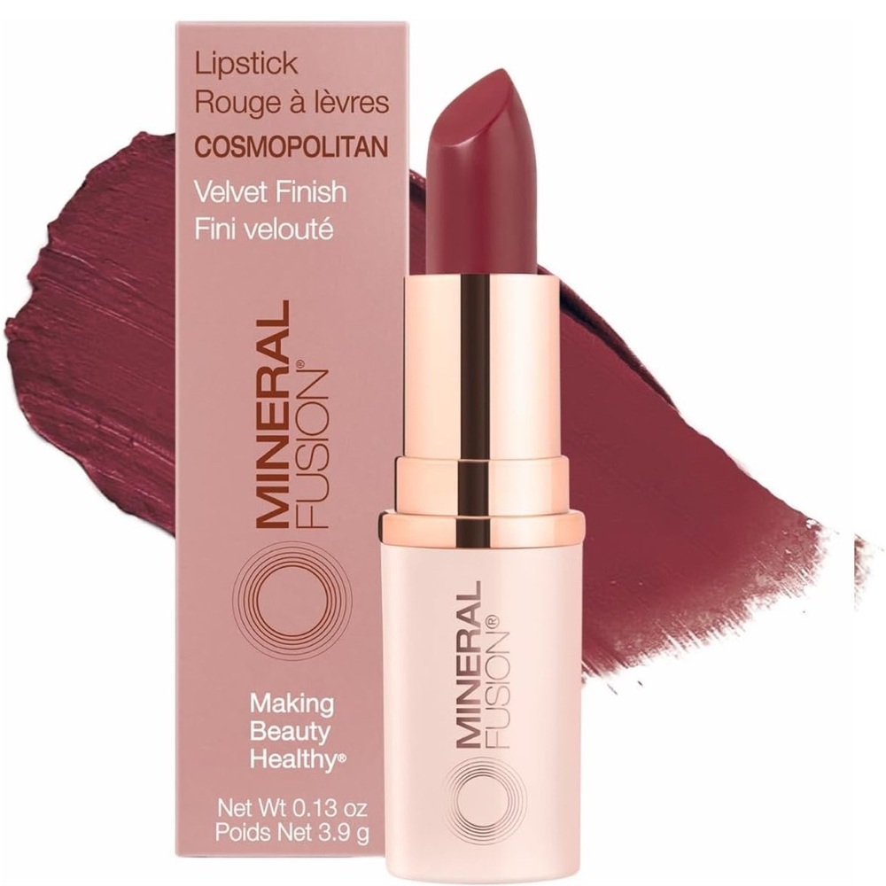 NWT Mineral Fusion Velvet Lipstick in Cosmopolitan